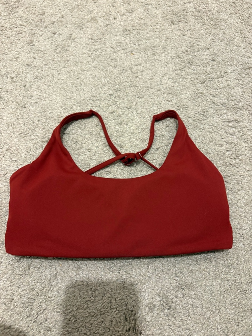YoungLA Red Strappy Sports Bra